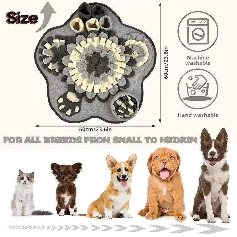 ForageFun™ Interactive Snuffle Mat — Slow Feeder & Boredom Buster for Dogs