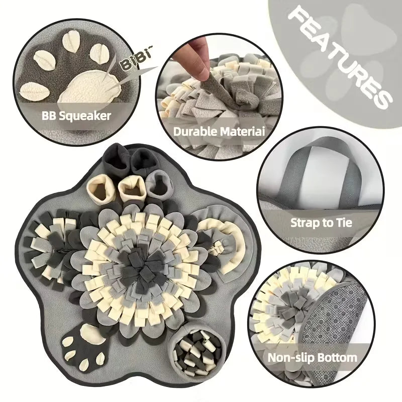 ForageFun™ Interactive Snuffle Mat — Slow Feeder & Boredom Buster for Dogs