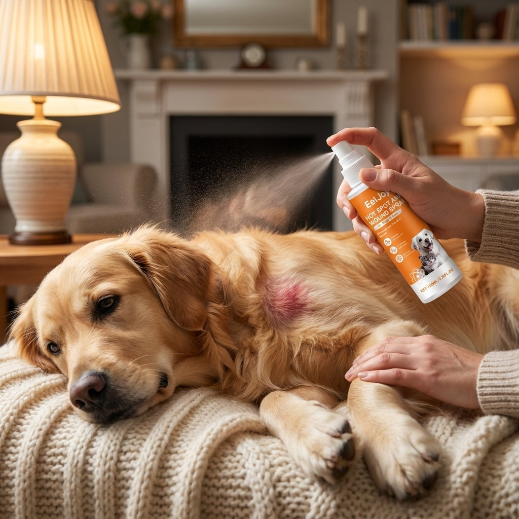 SkinCalm Pet Spray™ — Natural Redness Relief & Moisture Barrier for Dogs & Cats
