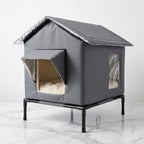 WarmDen™ Insulated Weatherproof Outdoor Cat Shelter
