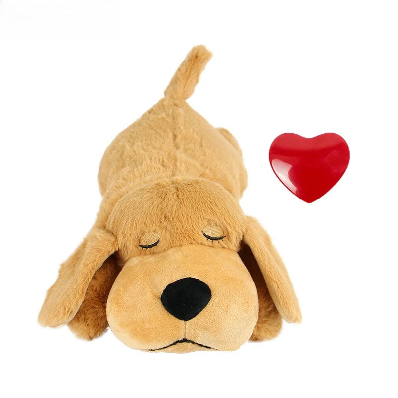 HeartBeat™ Calming Companion Plush — Anxiety & Sleep Aid for Puppies & Dogs
