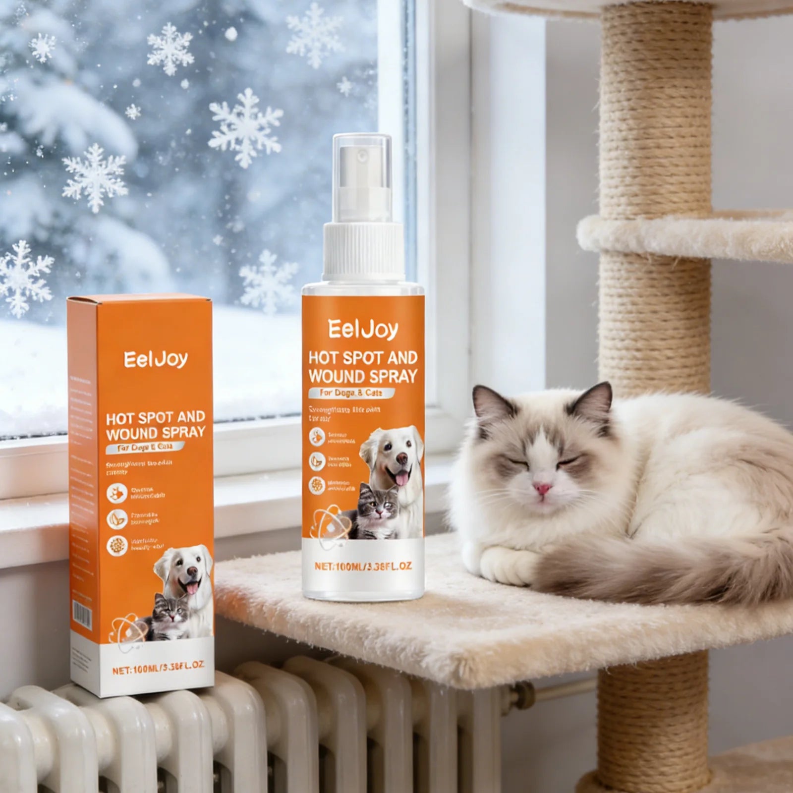 SkinCalm Pet Spray™ — Natural Redness Relief & Moisture Barrier for Dogs & Cats