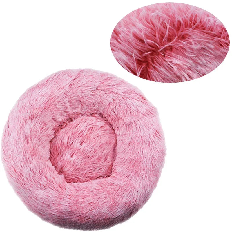SnugNest™ Calming Donut Bed — Ultra-Soft Anti-Anxiety Pet Bed for Dogs & Cats