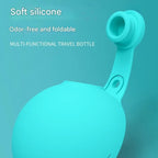 AquaPaw Travel Bottle™ — 285ml Leak-Proof Dog Water Bottle with Silicone Bowl