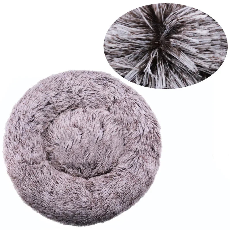 SnugNest™ Calming Donut Bed — Ultra-Soft Anti-Anxiety Pet Bed for Dogs & Cats