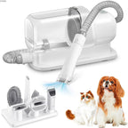 GroomPro™ 5-in-1 Pet Grooming Vacuum Kit — Low-Noise Deshedding System