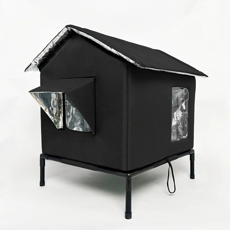 WarmDen™ Insulated Weatherproof Outdoor Cat Shelter