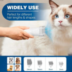GroomPro™ 5-in-1 Pet Grooming Vacuum Kit — Low-Noise Deshedding System