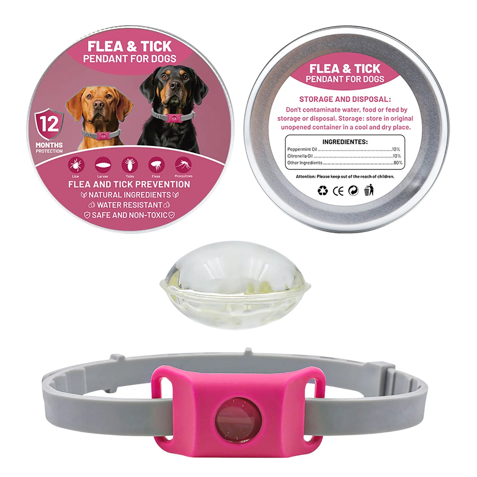 SnugShield Flea & Tick Repellent Pendant™ — Natural Protection for Dogs