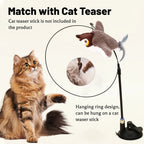 FlutterPaw™ Interactive Chirping Bird — Touch-Activated Cat Toy with Catnip