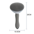 FurEase™ Self-Cleaning Slicker Brush — One-Click Deshedding for Dogs & Cats