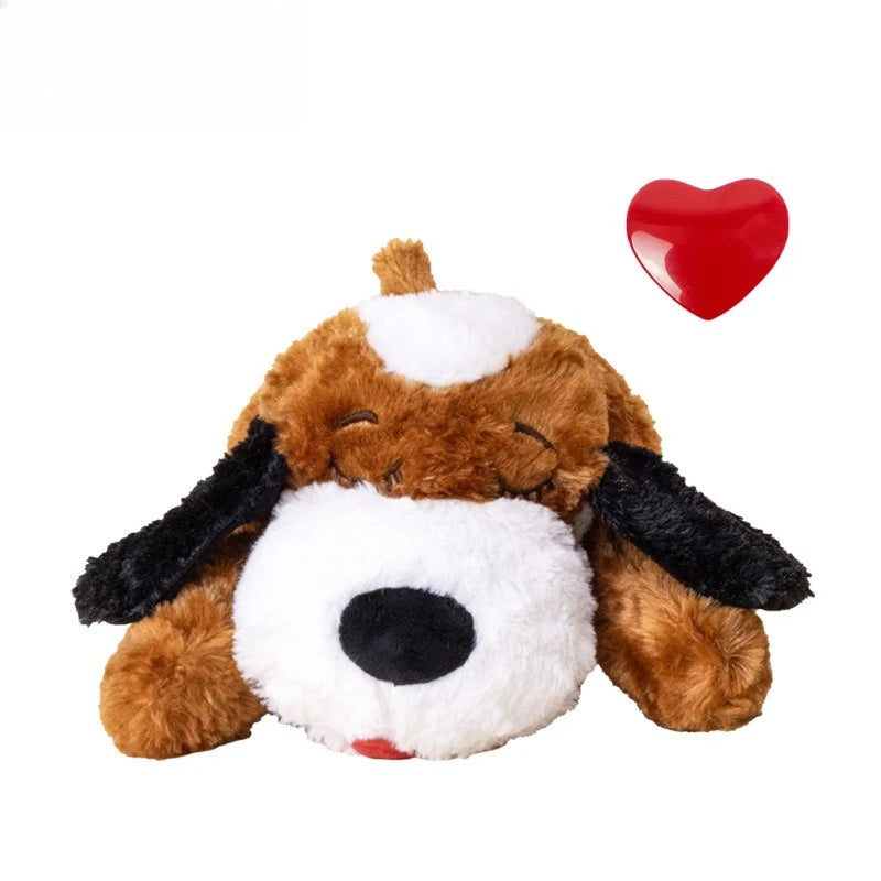 HeartBeat™ Calming Companion Plush — Anxiety & Sleep Aid for Puppies & Dogs