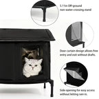 WarmDen™ Insulated Weatherproof Outdoor Cat Shelter