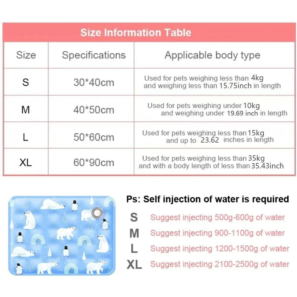 ChillPaw™ Self-Cooling Gel Mat for Dogs & Cats — No Water or Power Needed