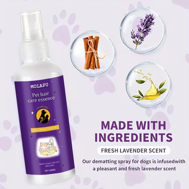 SilkPaw Detangling Mist™ — No-Rinse Plant-Based Fur Spray