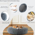 SnugNest™ Calming Donut Bed — Ultra-Soft Anti-Anxiety Pet Bed for Dogs & Cats