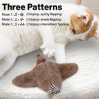 FlutterPaw™ Interactive Chirping Bird — Touch-Activated Cat Toy with Catnip