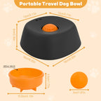 LickSlow Pro™ — Slow Feeder Lick Bowl with Rolling Ball | Anti-Slip Silicone | Dogs
