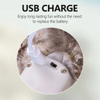FlutterPaw™ Interactive Chirping Bird — Touch-Activated Cat Toy with Catnip