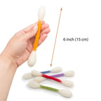 SwabPlay Giant Cotton Swab Cat Toys™ — Interactive Kick & Chew Dental Toy | Pack of 6