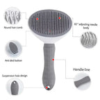 FurEase™ Self-Cleaning Slicker Brush — One-Click Deshedding for Dogs & Cats