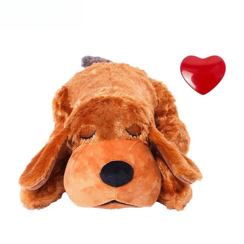 HeartBeat™ Calming Companion Plush — Anxiety & Sleep Aid for Puppies & Dogs