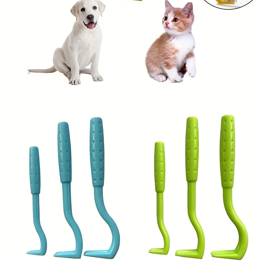 TickOut Flea Remover Kit™ — 3-Piece Tick Hook Tool Set for Dogs & Cats