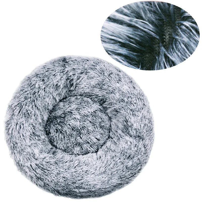 SnugNest™ Calming Donut Bed — Ultra-Soft Anti-Anxiety Pet Bed for Dogs & Cats