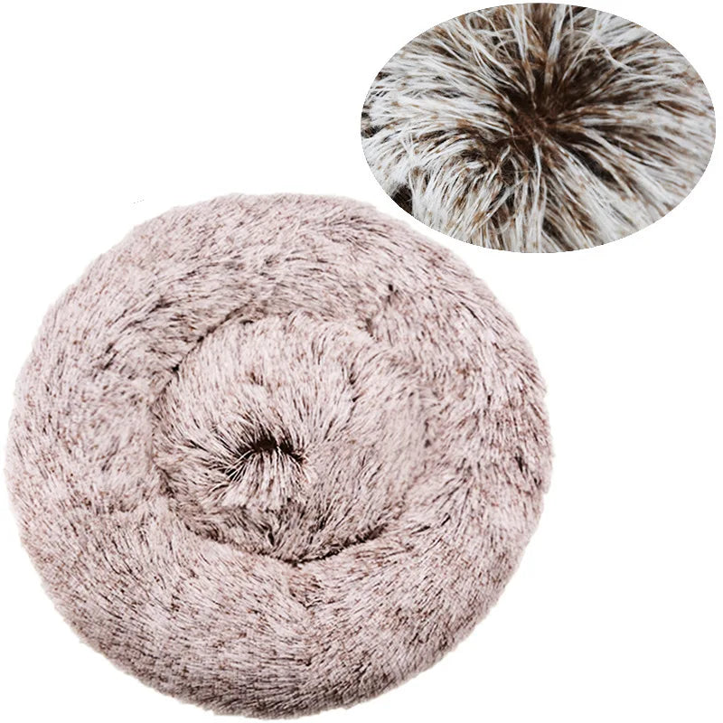 SnugNest™ Calming Donut Bed — Ultra-Soft Anti-Anxiety Pet Bed for Dogs & Cats