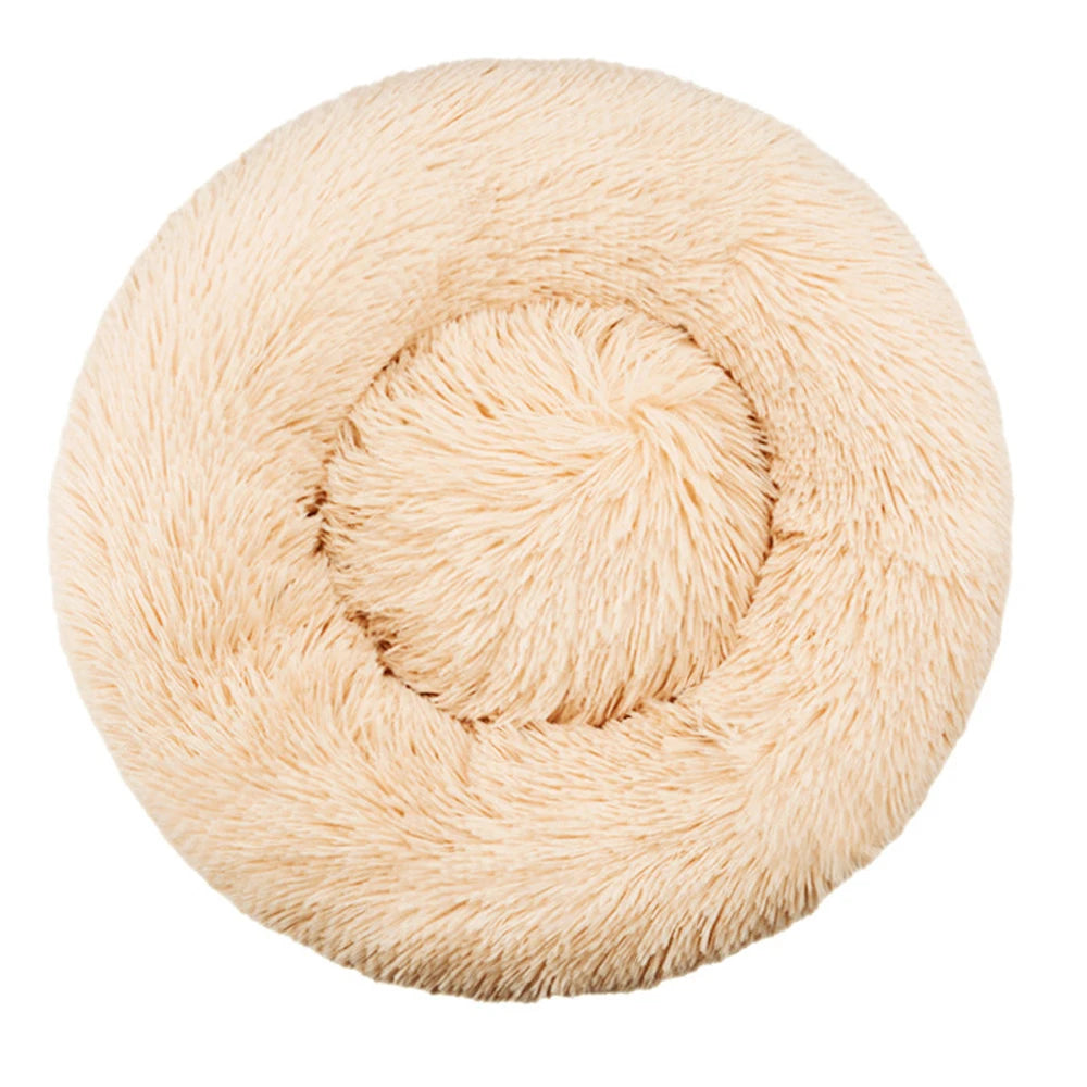 SnugNest™ Calming Donut Bed — Ultra-Soft Anti-Anxiety Pet Bed for Dogs & Cats
