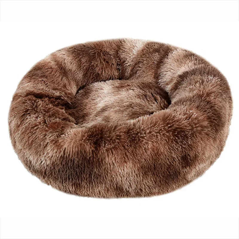 SnugNest™ Calming Donut Bed — Ultra-Soft Anti-Anxiety Pet Bed for Dogs & Cats