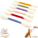 SwabPlay Giant Cotton Swab Cat Toys™ — Interactive Kick & Chew Dental Toy | Pack of 6