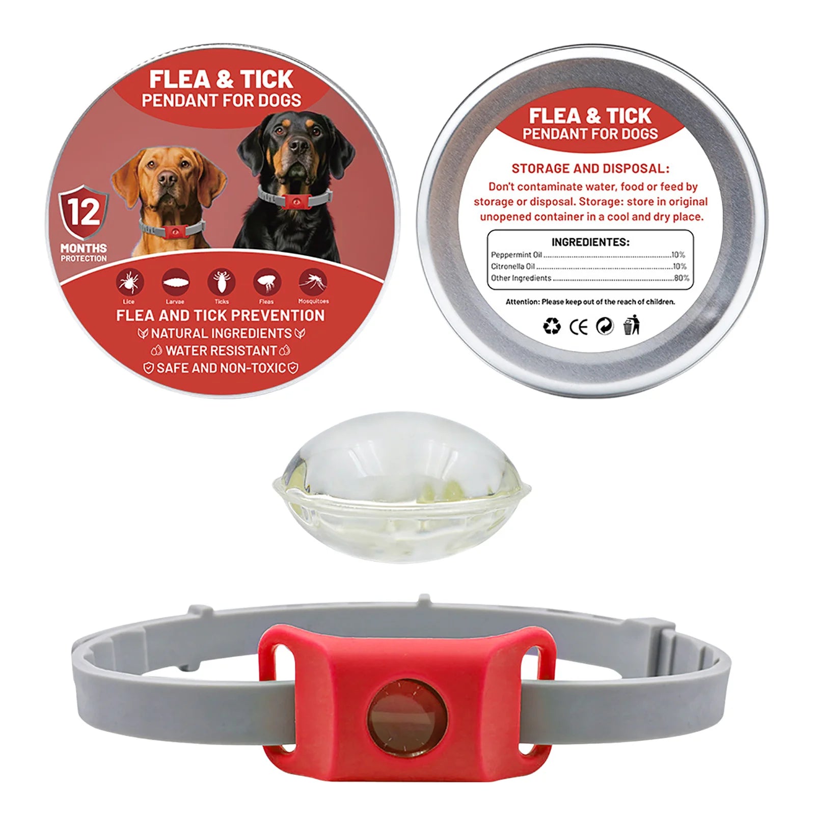SnugShield Flea & Tick Repellent Pendant™ — Natural Protection for Dogs