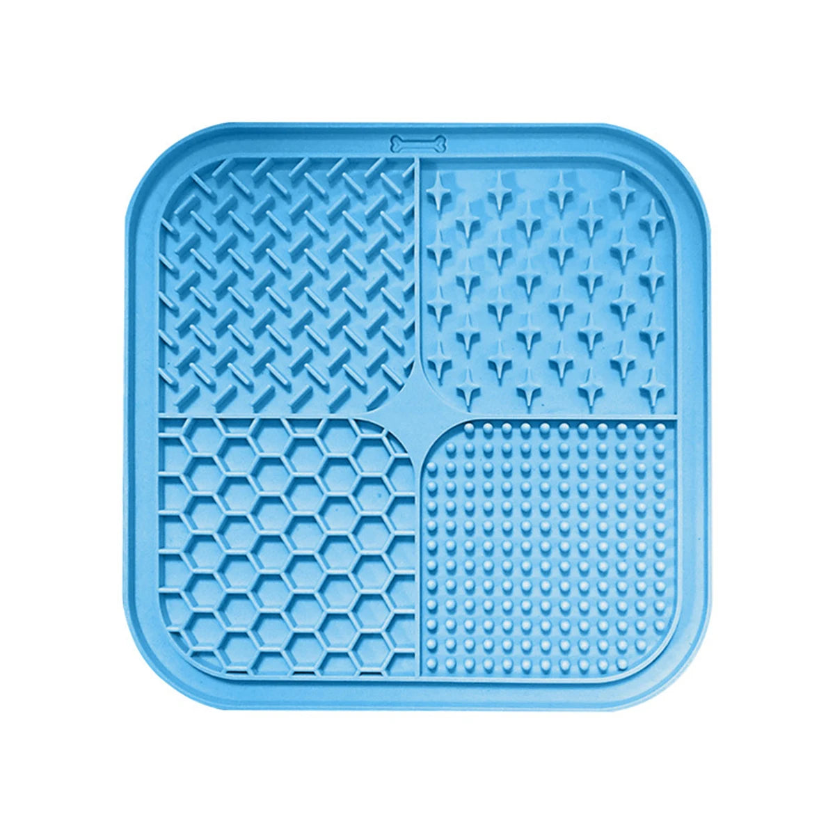 CalmLick™ Slow-Feeder Lick Mat with Suction Base — Stress-Free Grooming & Bath Time