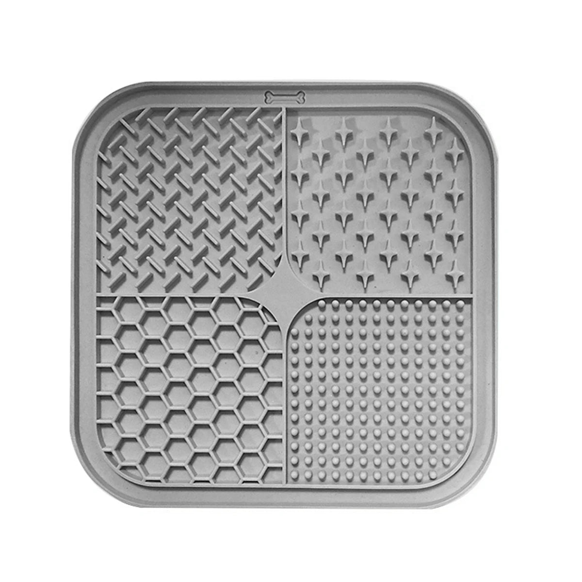 CalmLick™ Slow-Feeder Lick Mat with Suction Base — Stress-Free Grooming & Bath Time