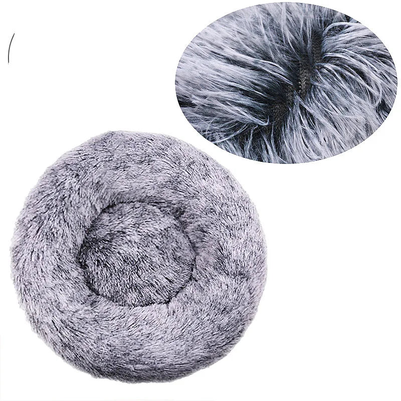 SnugNest™ Calming Donut Bed — Ultra-Soft Anti-Anxiety Pet Bed for Dogs & Cats