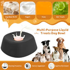LickSlow Pro™ — Slow Feeder Lick Bowl with Rolling Ball | Anti-Slip Silicone | Dogs