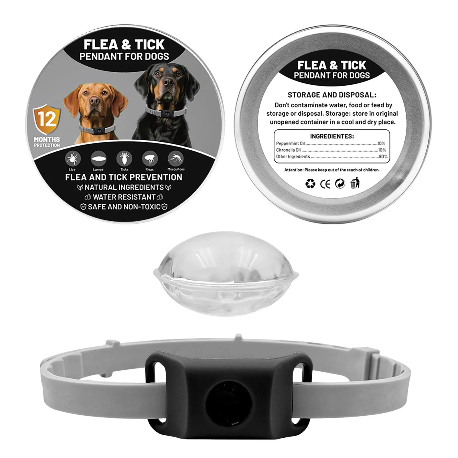 SnugShield Flea & Tick Repellent Pendant™ — Natural Protection for Dogs