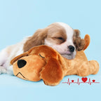 HeartBeat™ Calming Companion Plush — Anxiety & Sleep Aid for Puppies & Dogs