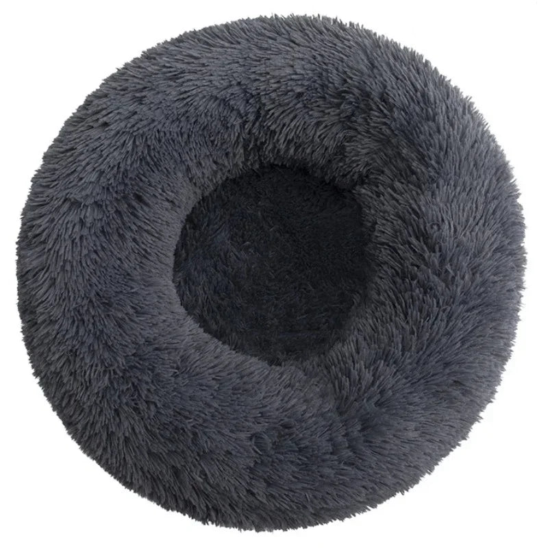 SnugNest™ Calming Donut Bed — Ultra-Soft Anti-Anxiety Pet Bed for Dogs & Cats