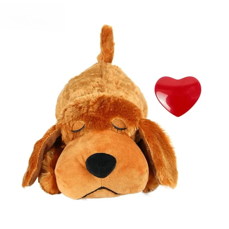 HeartBeat™ Calming Companion Plush — Anxiety & Sleep Aid for Puppies & Dogs