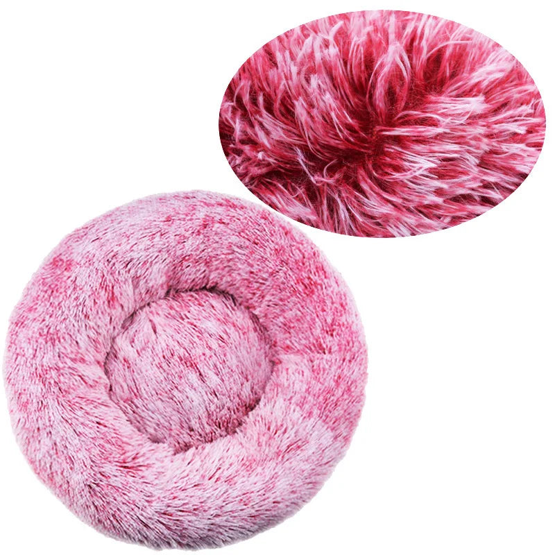 SnugNest™ Calming Donut Bed — Ultra-Soft Anti-Anxiety Pet Bed for Dogs & Cats