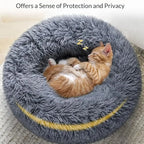 SnugNest™ Calming Donut Bed — Ultra-Soft Anti-Anxiety Pet Bed for Dogs & Cats