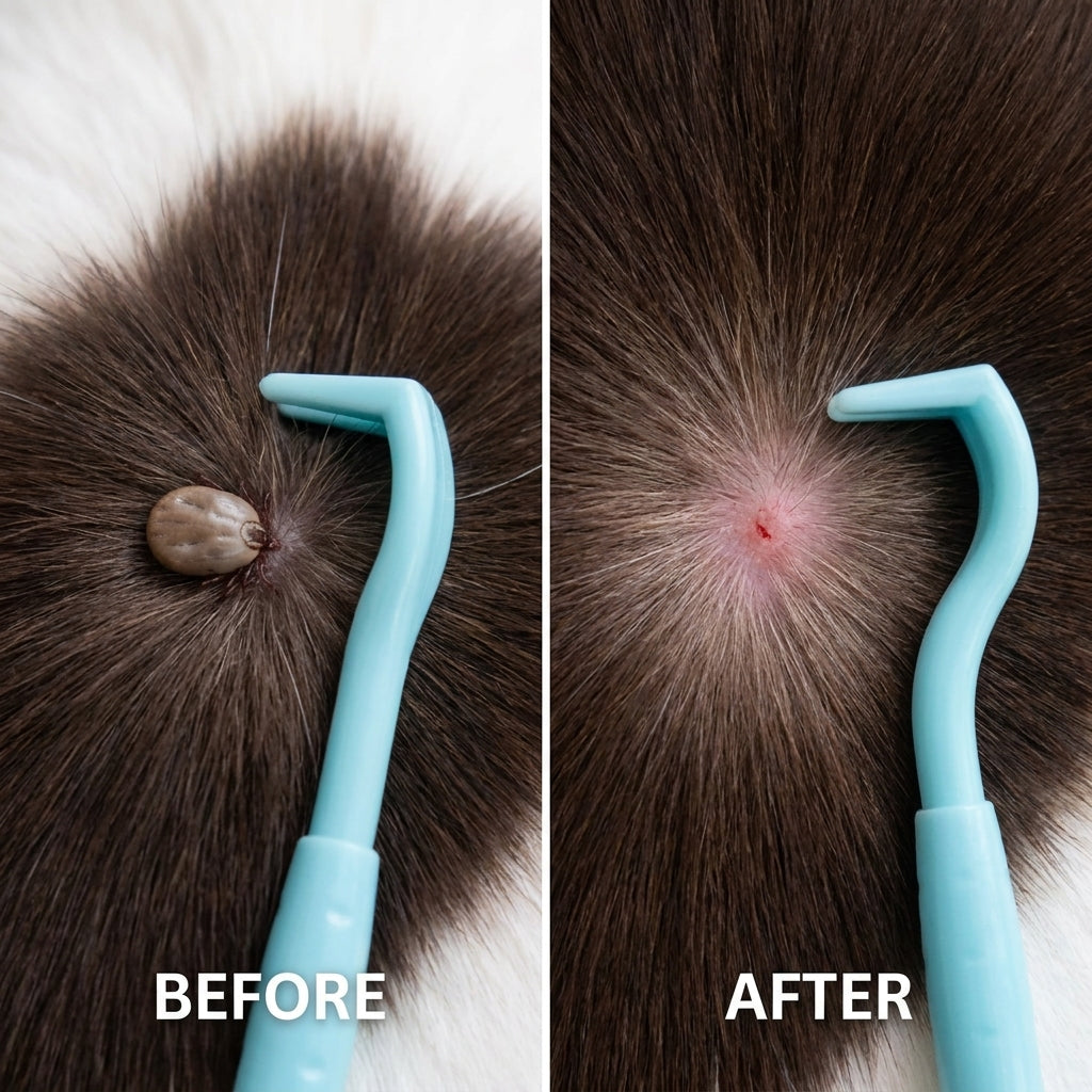 TickOut Flea Remover Kit™ — 3-Piece Tick Hook Tool Set for Dogs & Cats