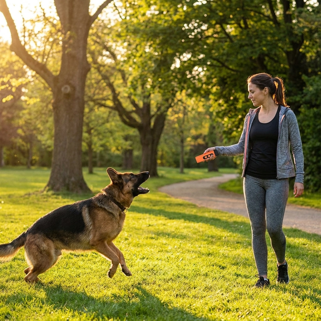 BarkShield Pro™ — Rechargeable Ultrasonic Dog Repeller & Trainer